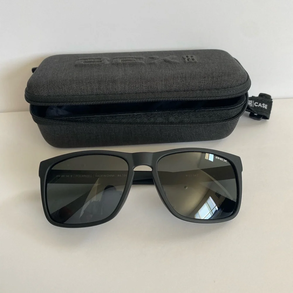 NWT - BEX - Authentic - Jaebyrd Polarized Sunglasses - Black/Grey